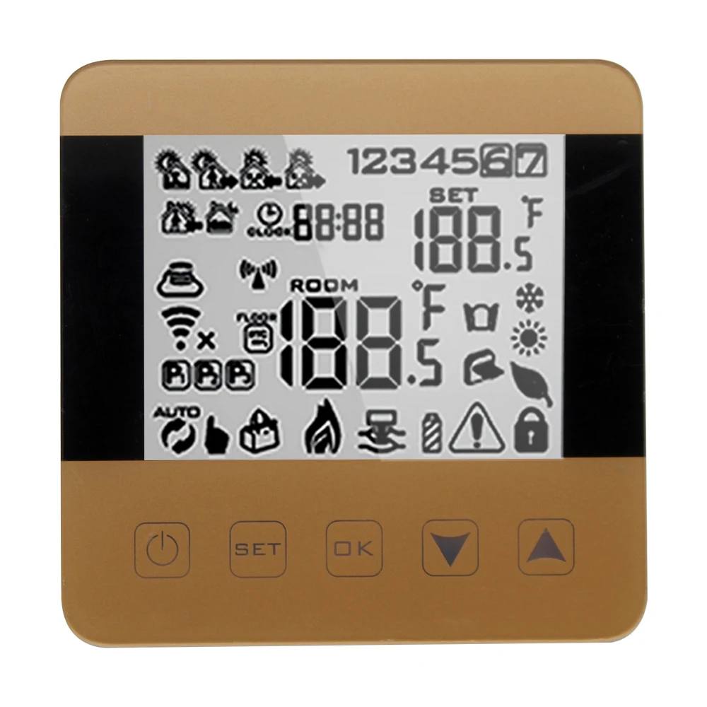 

Smart WiFi Thermostat for Water Heating Floor Echo Alexa Voice Control Programmable Room Temperature Controller 100-230V 3A
