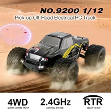 Высокое качество 9200 1/12 2,4 г 4WD 40 км/ч высокоскоростной Электрический Радиоуправляемый автомобиль восхождения внедорожный автомобиль игрушки Дрифт автомобиль игрушка RTR ребенок подарок