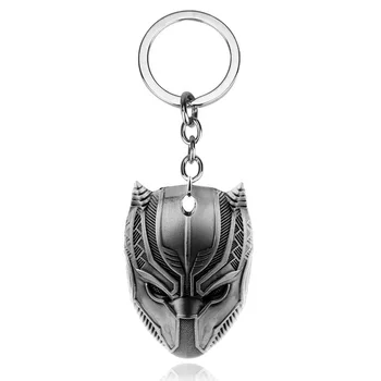 

Wholesale Movie Souvenir Civil War Keychain Black Panther Key Chain Avengers Wakanda Key Ring Women Bag Pendant Jewelry Punk