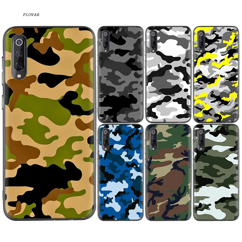

Camouflage Pattern Camo Protection Soft TPU Case For Xiaomi Redmi K20 Y3 7A S2 6A Note 7 7S 6 5 Pro Xiomi 9T 8 A2 lite F1 Cover