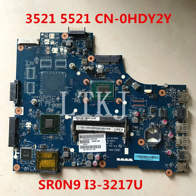 Материнская плата для ноутбука INSPIRON 3521 5521 модель 100% HDY2Y VAW00 с параметрами SR0N9