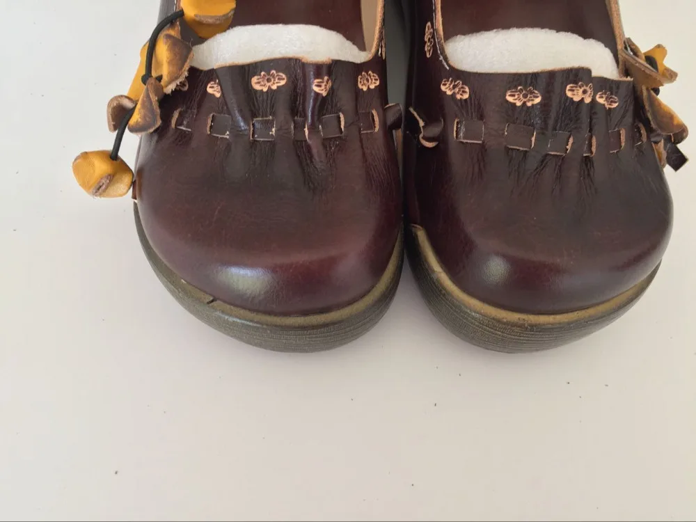 Las Retro Vaca Tallado Mano Niña Mori Arte folk De Mujeres Zapatos Deep Estilo Capa Careaymade Puro Cabeza A Hecho Piel 3a Coffee 0327 Sandalias wTx4OwPYWq