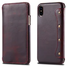 

Case For Samsung Note 9 Note 8 Luxury Wallet Card Flip Genuine Leather Case Cover For Samsung S8 S9 Plus phone back Case Coque