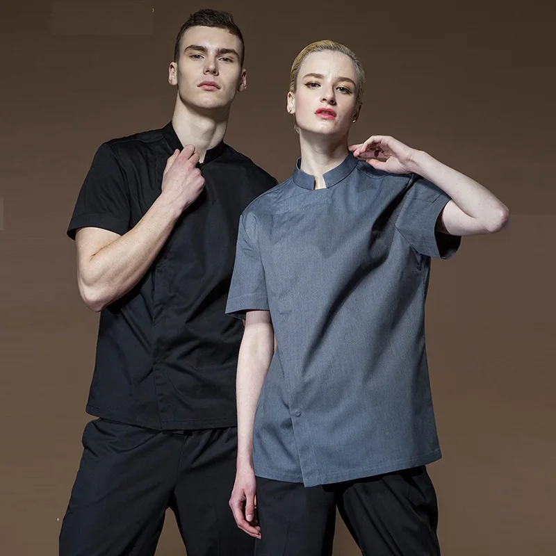 

High Quality Restaurant Hotel Kitchen Man Woman Chef Jacket,Short Long Sleeve Chef Uniform,Food Service cozinha,cooking Coat N85