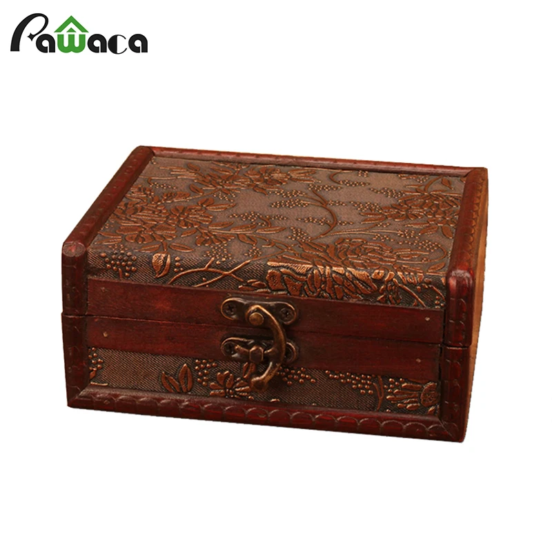 

Vintage Treasure Box Treasure Chest Jewellery Storage Box Case Organizer Casket for Gift Box Jewelry Collection Home Decoration