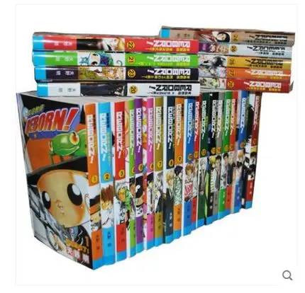33 книжки Hitman Reborn манга комикс полный набор японский Молодежный мультяшный