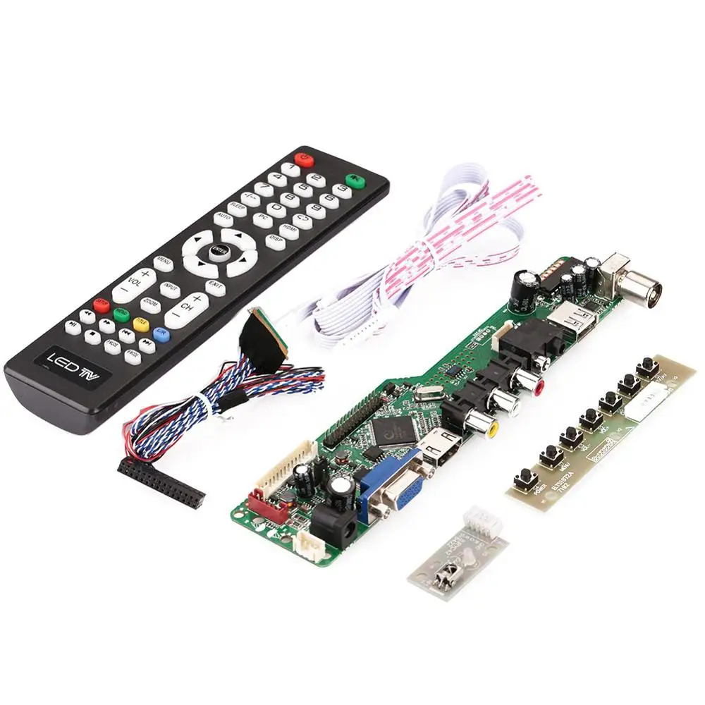 

TV/HDMI/VGA/AV/USB/AUDIO LCD Control Board For B156HW01 LP173WF1 1920x1080 LCD