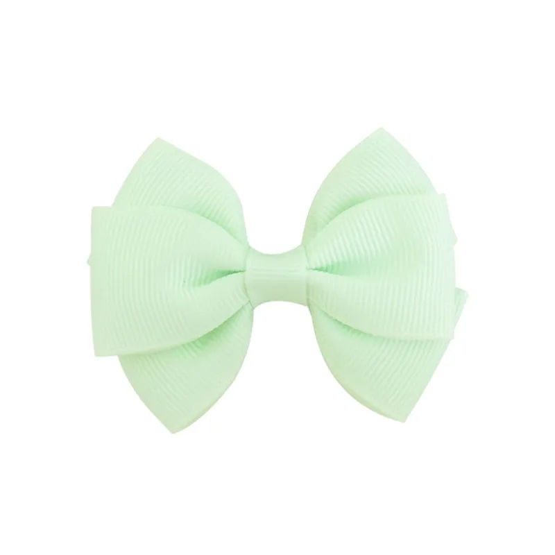 Toddler Baby Girls Hair Clip Small Ribbon Bows Hairpins Boutique Barrette Hairgrip Baby Girl Hair Accessoriess (19)