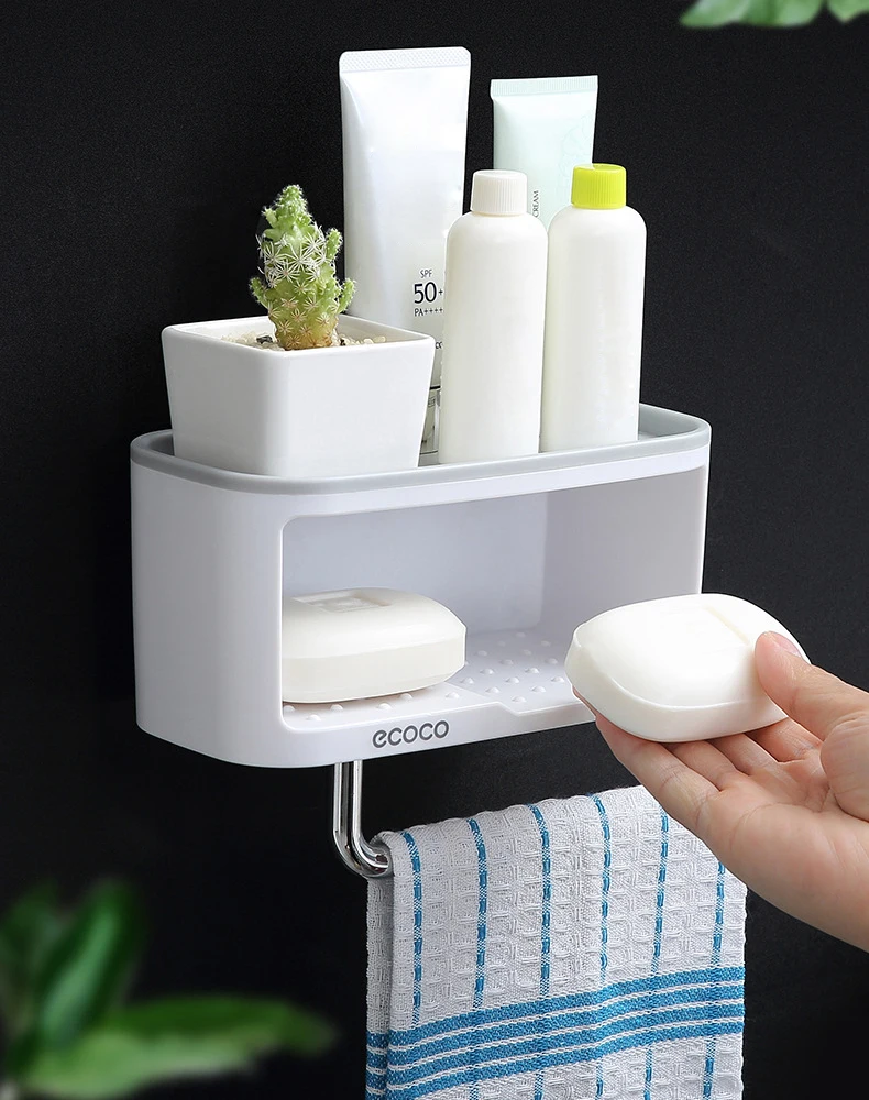 Multifunction Toilet Paper Holder Creative Double Layer Toilet Roll Holder For Kitchen Bathroom Shelf Newest Paper Holder