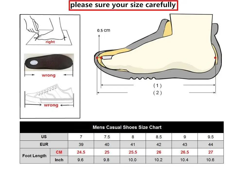 sports size shoes