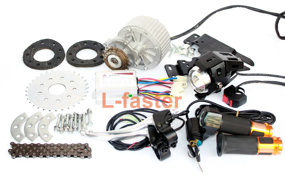 Flash Deal L-faster Newest 450W E-bike Motor Kit Electric Multiple Speed Bicycle Conversion Kit Electric Engine Kit For Multi-speed Bicycle 5