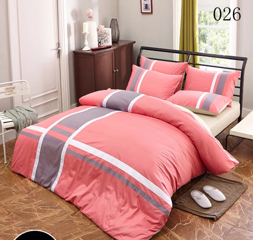 Buy Full Queen Cotton Fitted Bed Sheets 4pcs Bedding Set Bedclothes Bed Linens