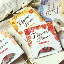 Японский стиль позолоченные цветы декоративные наклейки из бумаги васи Скрапбукинг палочка этикетка канцелярские наклейки для дневника, альбома