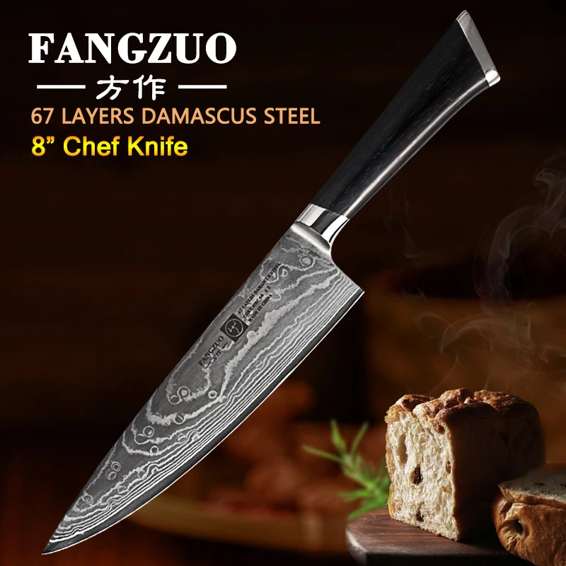 Нож шеф повара FANGZUO из нержавеющей стали японские инструменты для приготовления