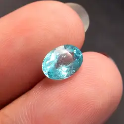 1.32ct Натуральный светло голубой Paraiba Турмалин драгоценные камни свободные камни Сыпучие камни