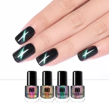 NEE JOLIE голографический хамелеон лак для ногтей с эффектом «кошачий глаз» Магнитный замачивающийся лак для ногтей кошачий глаз