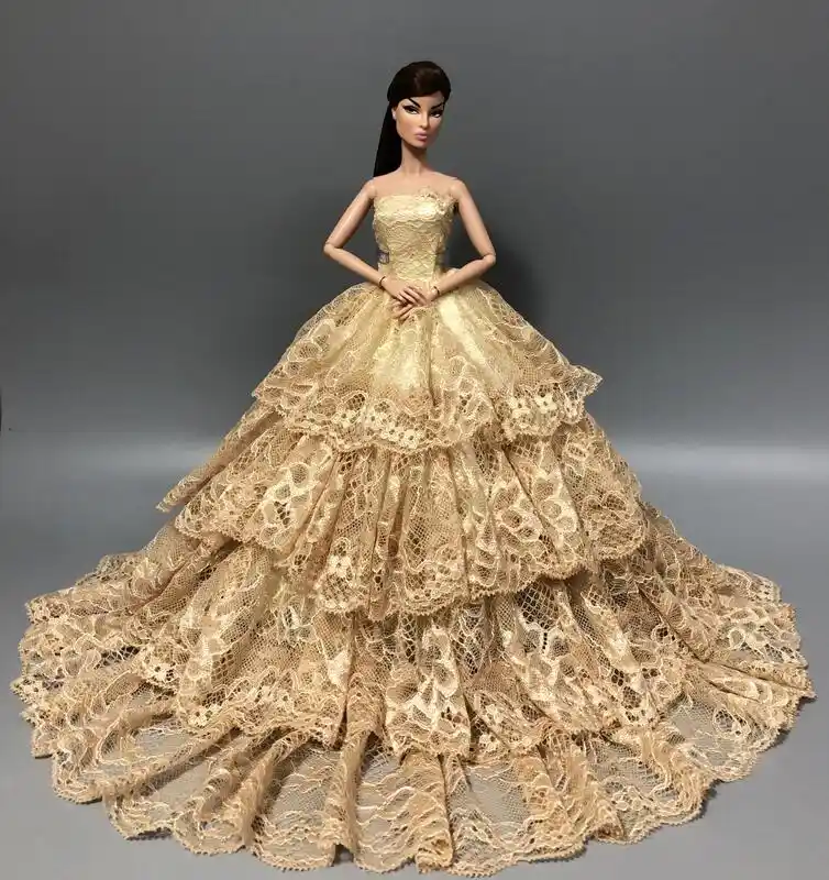 vestidos de princesa para barbie