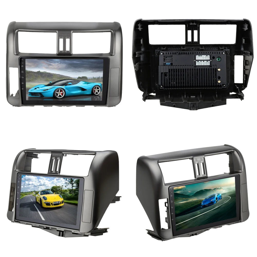 Best Sinosmart  Android 8.1 2Din IPS/QLED 2.5D screen car gps radio navigation player for Toyota Prado LC120 LC150 2004-2013 3