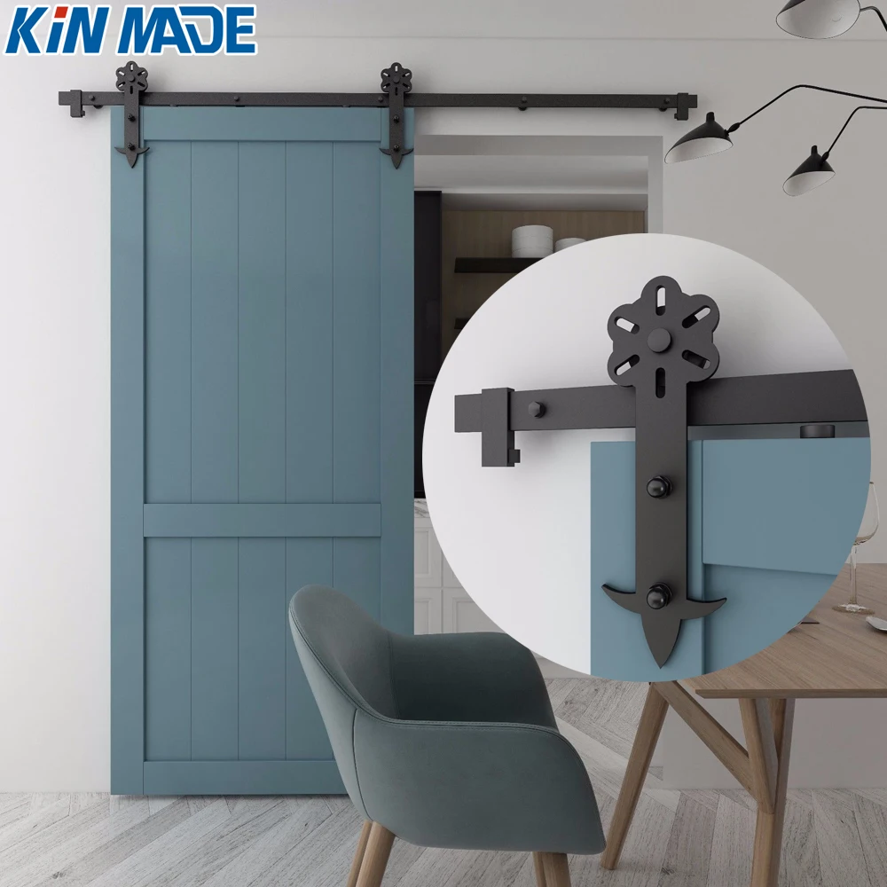 KIN MADE 5ft/6ft/6. 6ft/8ft/10ft искусство цветок форма оборудование для раздвижной двери