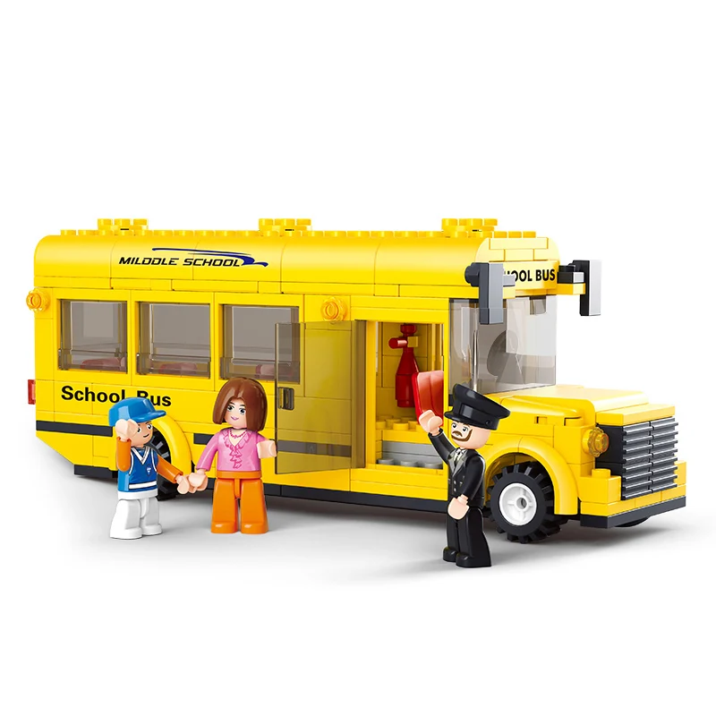 0507 219pcs Vehicle Constructor Model Kit Blocks Compatible LEGO Bricks Toys for Boys Girls Children Modeling