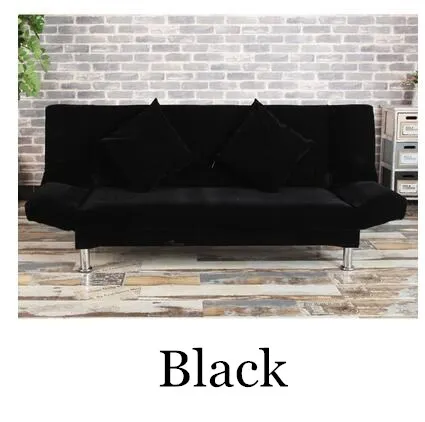 Современный раскладной диван-кровать длиной 1,8 м, регулируемый диван в японском стиле, мебель для гостиной, многофункциональный раскладной диван - Цвет: Black