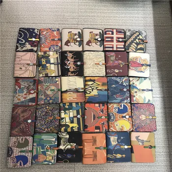 

Kafunila 2019 genuine leather business card holder famous brand mini wallets coin pocket women female small key purses clutch