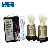 Safe Heath Electro Shock Nipple Sucker Clamps Clitoris Massager Pussy Nipple Pump Sex Products Slimming Pulse Stimulate