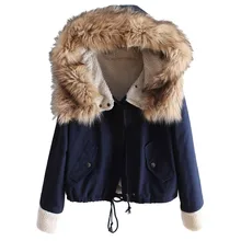 Женская зимняя куртка, флисовая, с длинным рукавом, хлопок, с капюшоном, короткое зимнее пальто, верхняя одежда, теплая, на молнии, с карманами, куртка, пальто, chaqueta mujer A8