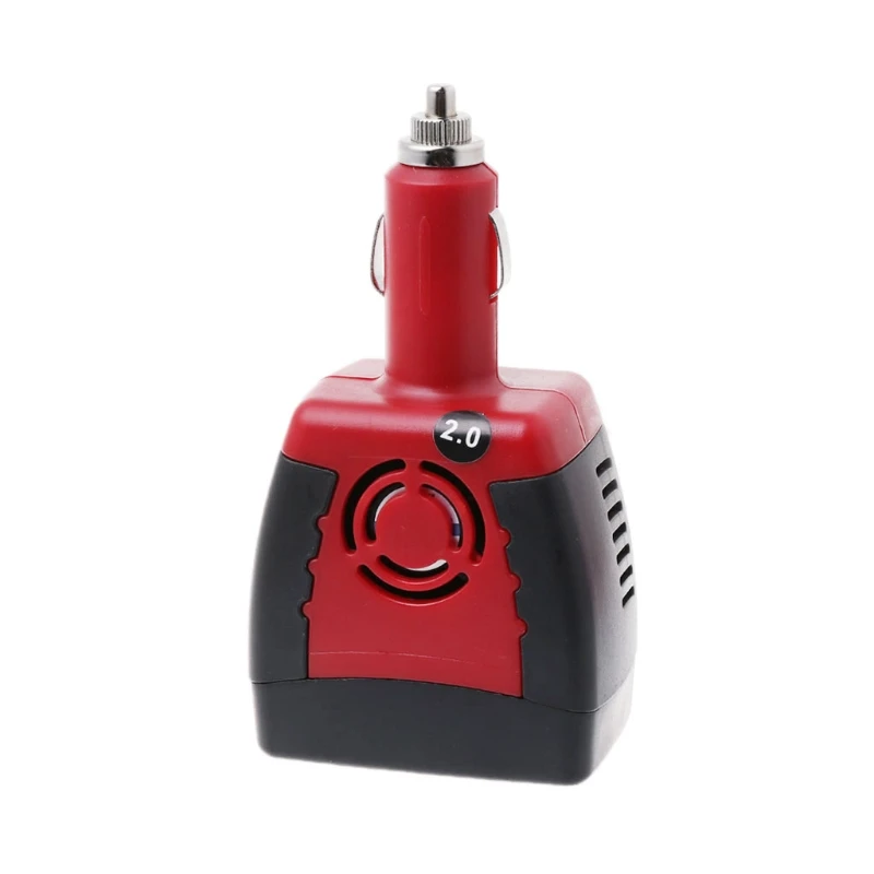 

DC12V Input Voltage and AC220V Output 150W 2.1A Car Power Inverter with USB Port