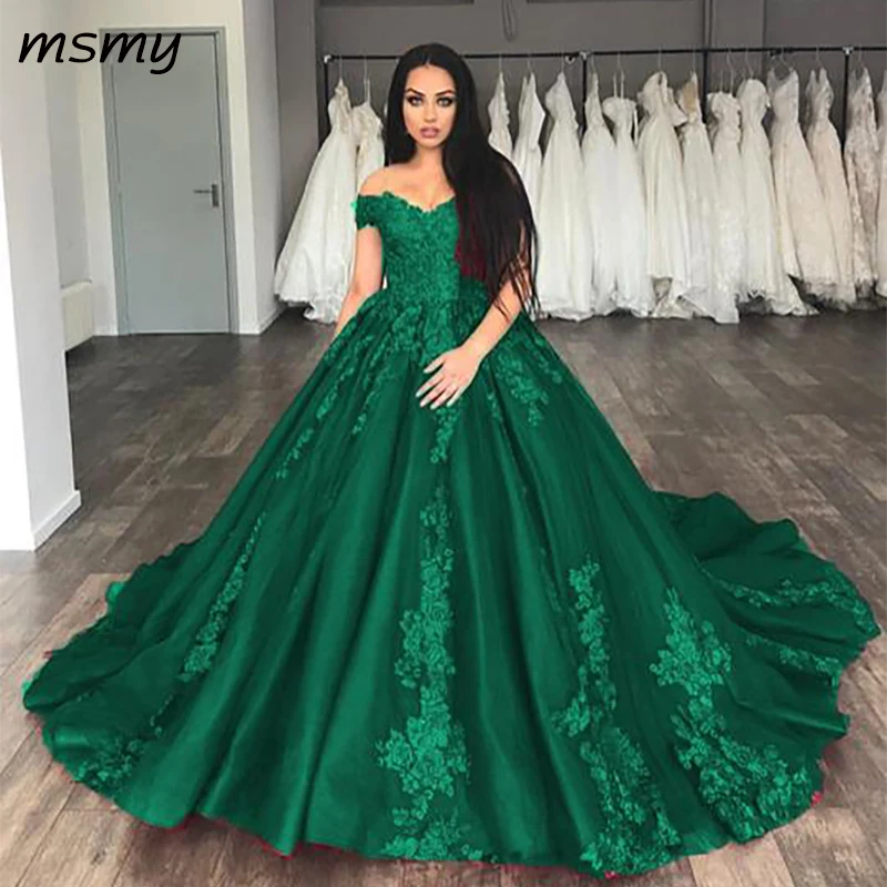 Lace Appliques Off Shoulder Organza And Tulle Quinceanera Dresses-