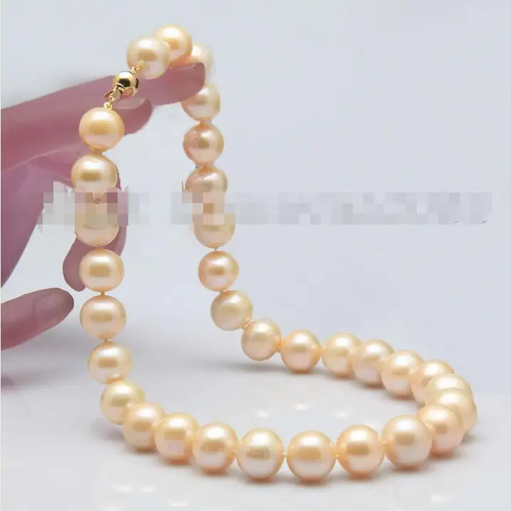 

Hot selling free shipping******lovely 12-13mm pink fresh water akoya pearls necklace 17