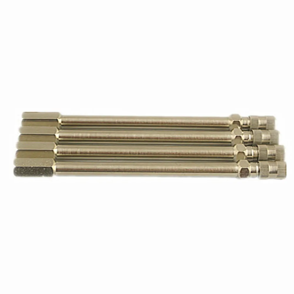 

4pcs/lot tyre valve extension brass car twin wheel 127MM 5"