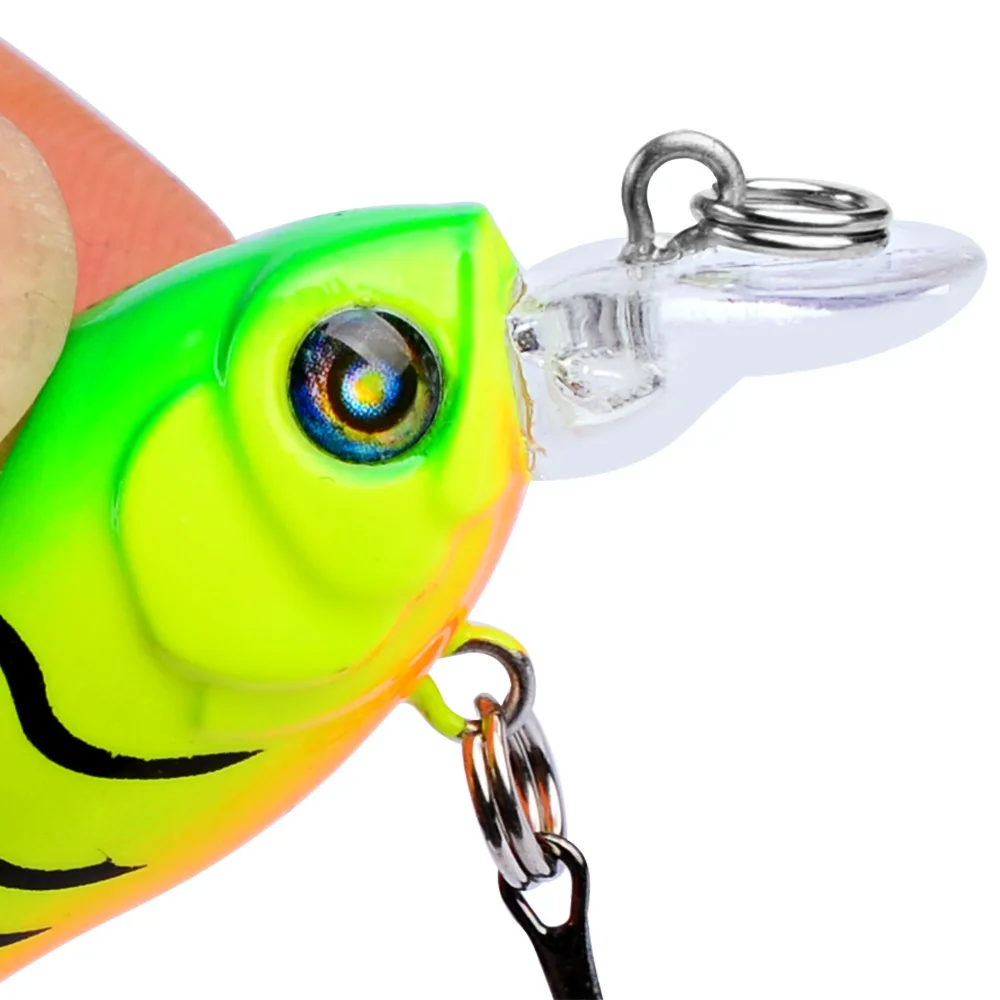 Swim Fish Fishing Lure 4.7cm 3.3g Artificial Hard Crank Bait topwater Wobbler Japan Mini Fishing Crankbait lure topwater goods