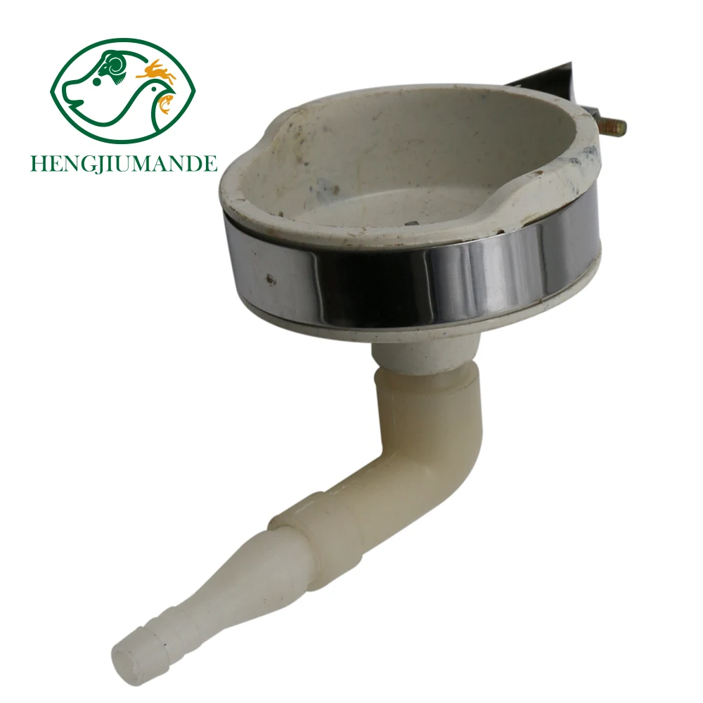 

5 Pcs Rabbit Cage Mink Water Tank Bowl Fox Bowl Automatic Drinking Bowl Rabbit Waterer Cage Farm Animals Cages and Accessories