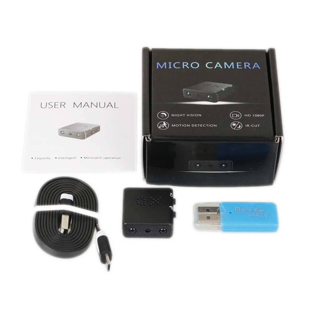 XD IR-CUT мини-камера Маленькая 1080P Full HD видеокамера инфракрасного ночного видения микро-камера с детектором движения DV