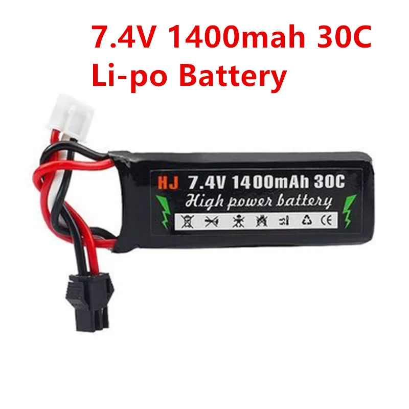 Аккумулятор высокой мощности 7 4 V 30C 1400mAh 501855 перезаряжаемый литий-полимерный