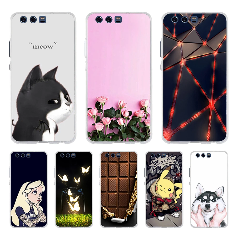 

Soft Silicon Cover for Huawei P10 Case Nature Rubber Painting Shell for Huawei P10 VTR-L09 VTR-L29 VTR-AL00 VTR-TL00 Phone Bags