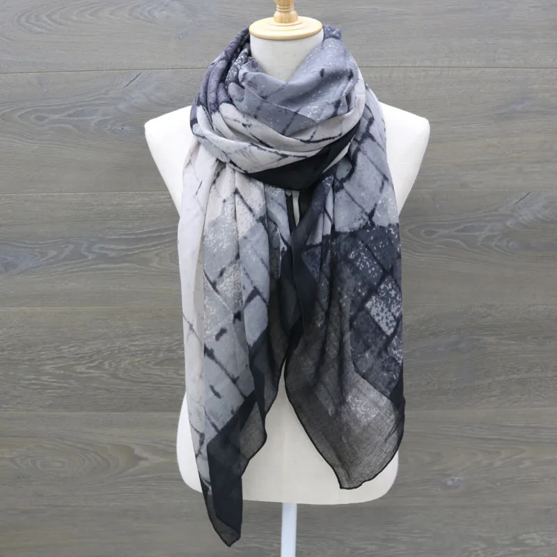 Хлопковый шарф, зимняя шаль для женщин, длинные женские шали и палантины, большой размер,, палантины, хиджаб, накидка, роскошный бренд, высокое качество, модная