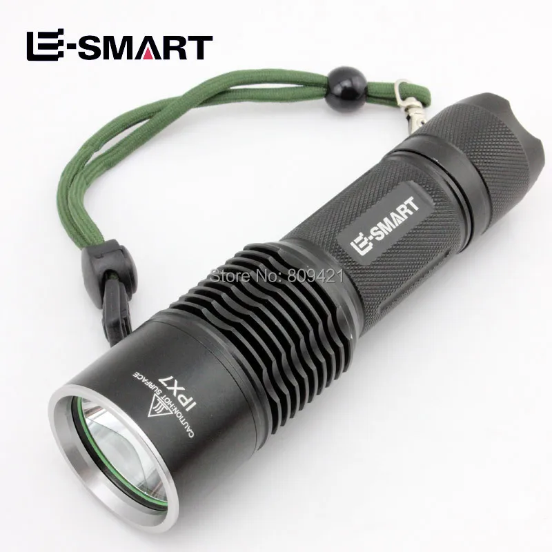 Perfect WholeSale 50sets/lot Genuine Rechargeable LED Flashlight + Charger + 18650 import XML U2 household waterproof mini super long-ra 1