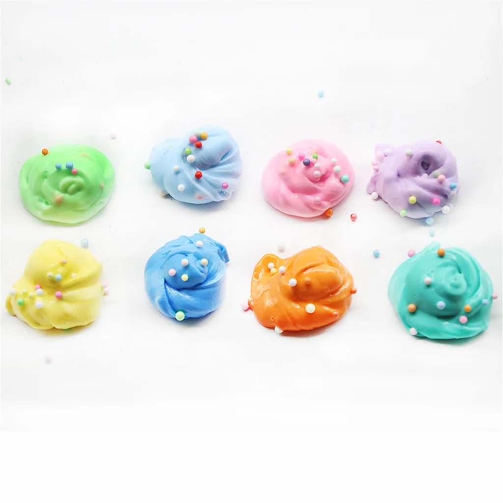 200 мл 9 Цвет смешивания облако Cotton Candy слизь Детский пластилин Toy высокого качества