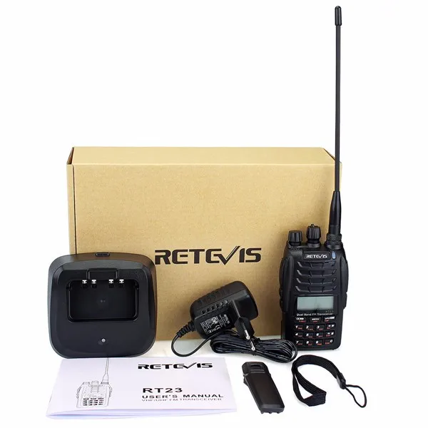 Retevis RT23 рация кросс-Диапазонный ретранслятор UHF+ VHF 136-174+ 400-480 МГц двойной PTT двойное получение 1750 Гц 1600 мАч Ham Радио A9122A