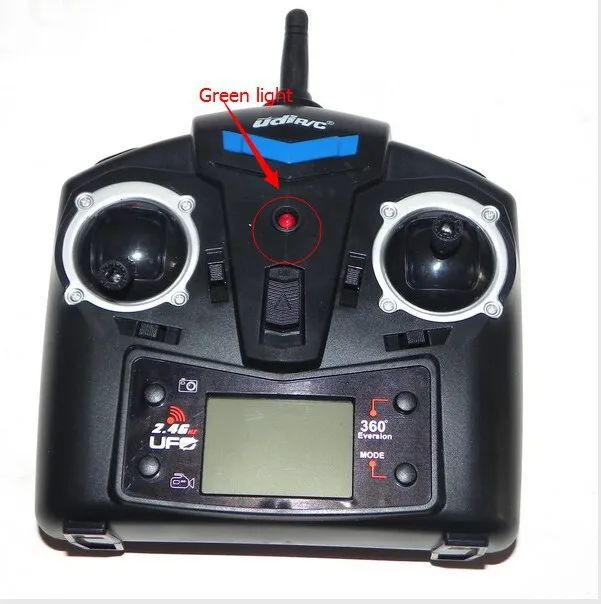 

Wholesale UDI U817C U818C U817A U818A RC Quadricopter Spare Parts Remote controller Transmitter (green light) Free Shipping