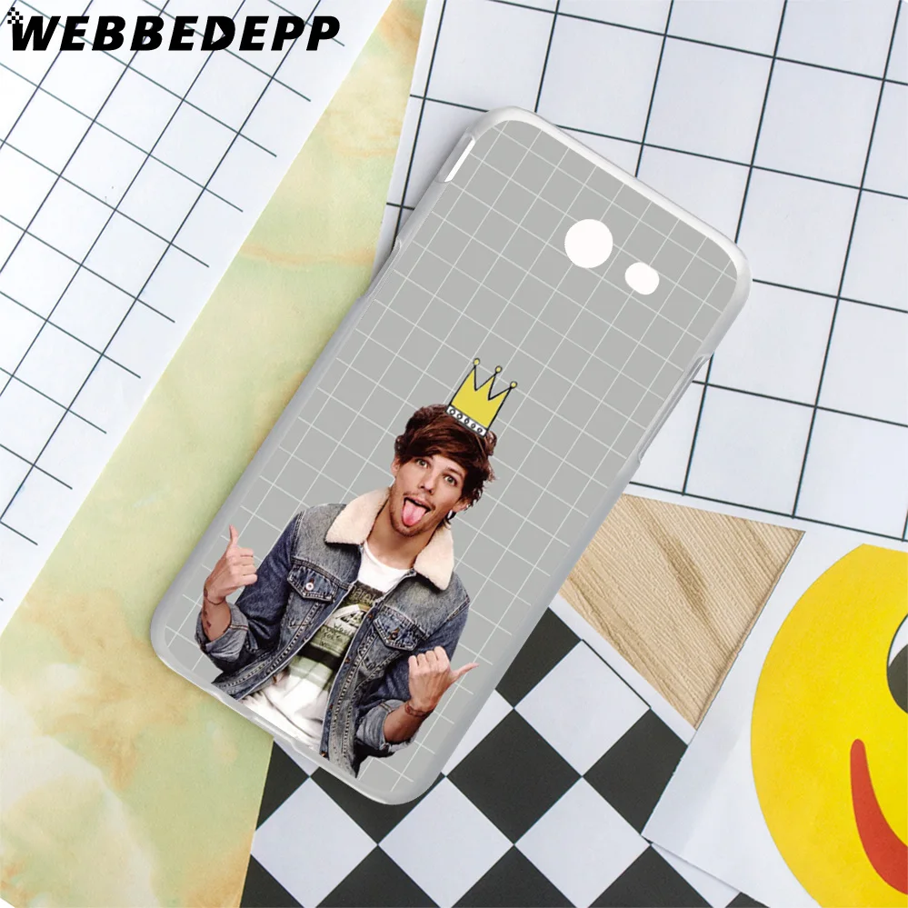 WEBBEDEPP Louis Tomlinson Case for Galaxy J3 J5 J1 2 J7 2015/2016/2017/ J2 Prime Ace EU US Version