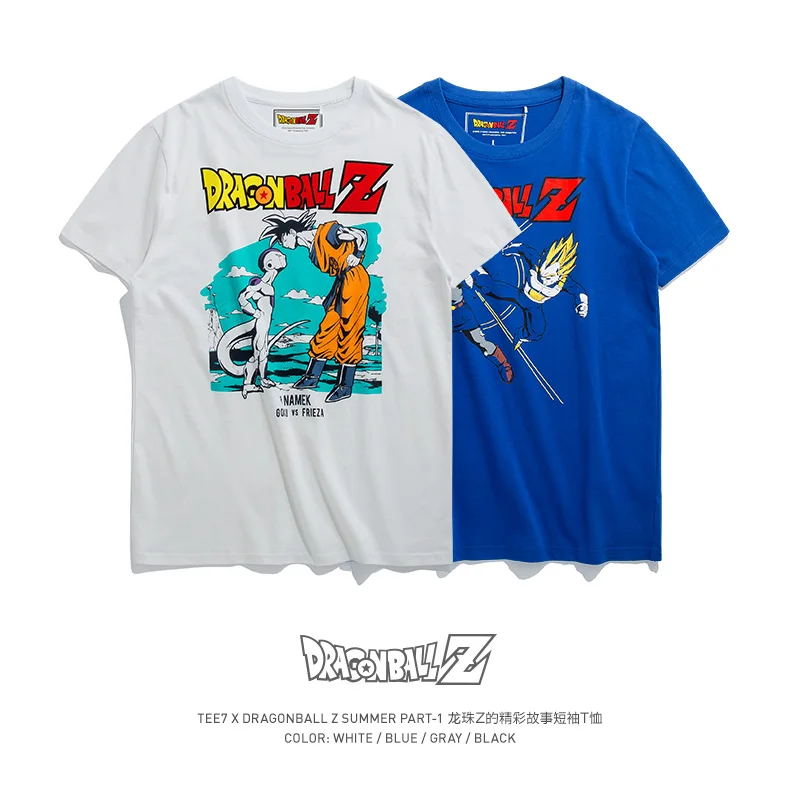 

TEE7 Man Top Short Sleeve t shirt For Dragon Ball Z sun goku Anime Costume Cotton Printed Male Casual Fashion T-shirt