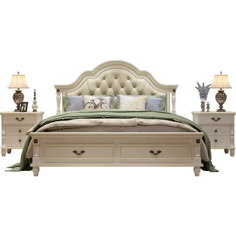 

Lit Enfant Matrimonio Recamaras Quarto Set Frame Mobilya Kids Leather Mueble De Dormitorio Cama Moderna bedroom Furniture Bed