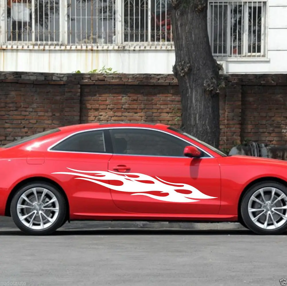 Car Styling for Car Racing Flames FireDoor Decals for All Car Styling for Car Racing Flames FireDoor Decals for All