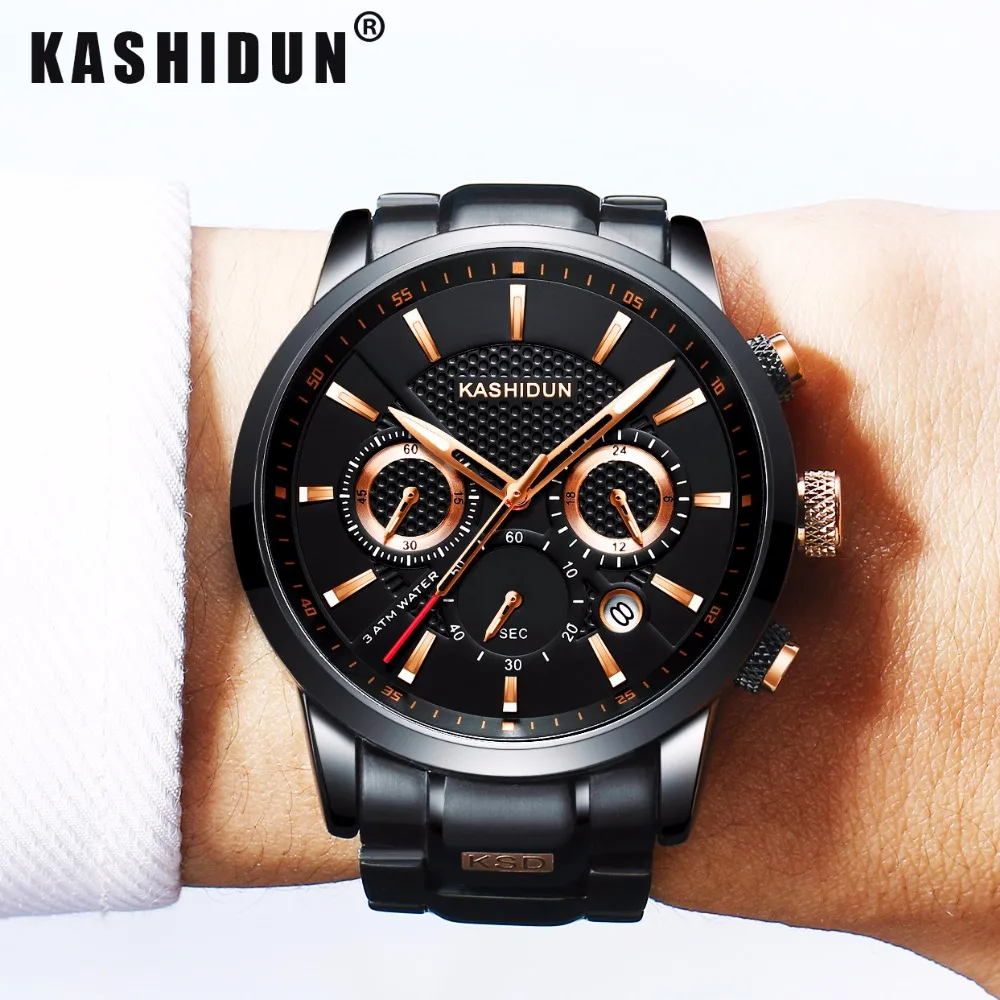 KASHIDUN Luxury Brand Mens Sports font b Watches b font Waterproof Military font b Watch b