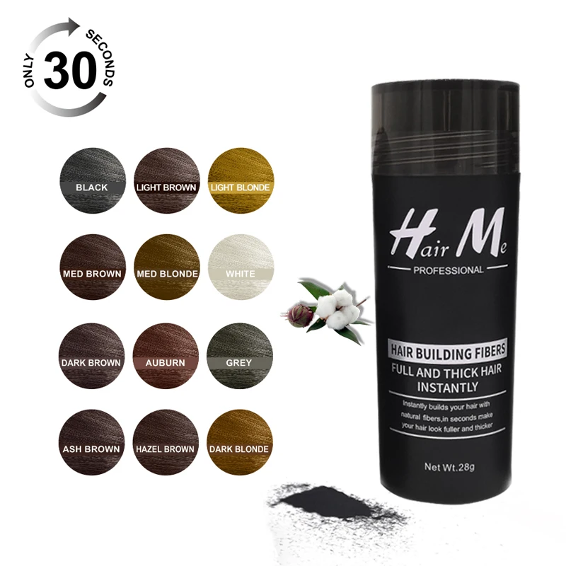 

HAIR ME 28g Better Than Top Hair Fibers pik Conceal Styling Powder Thicker Growth Hair Building Fibers Cotton Beauty Hair Makeup