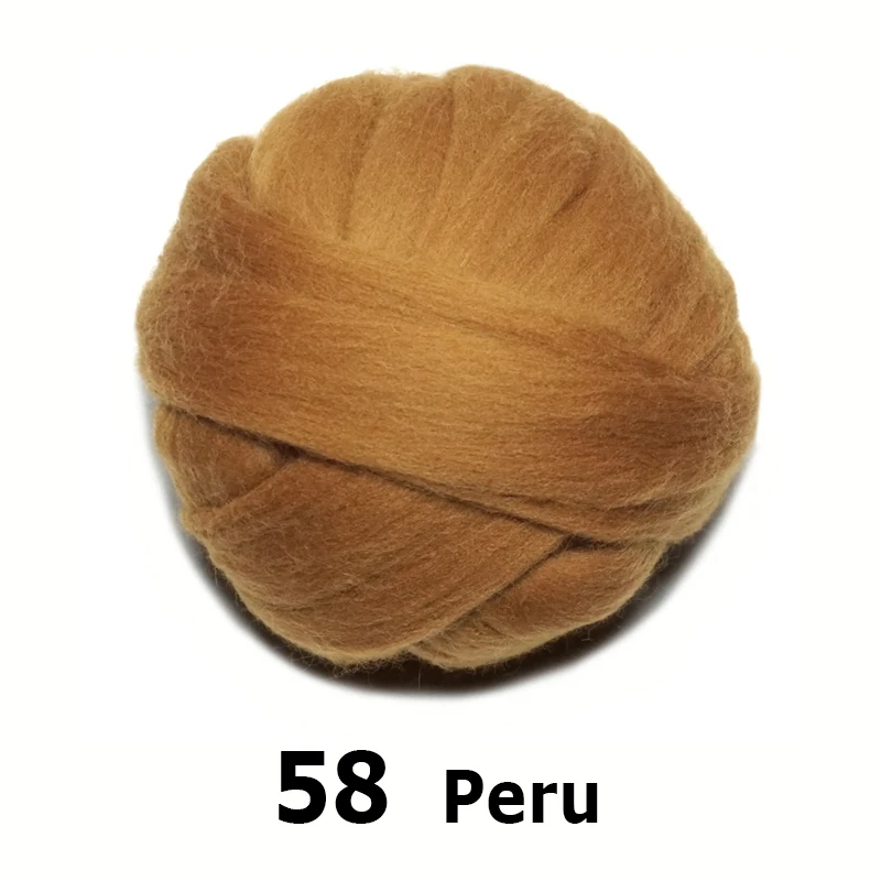 

Free shipping handmade Wool Felt for felting 50g Peru Perfect in Needle Felt 58#