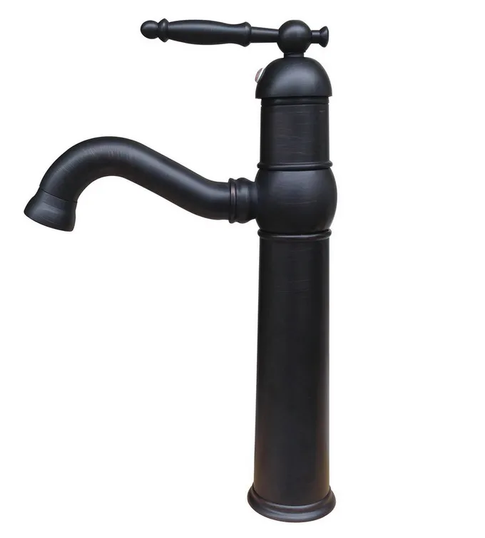 Luxury Oil Rubbed Bronze Gooseneck Single Handle Swivel Kitchen Bathroom Sink Basin Faucet Mixer Taps anf232
